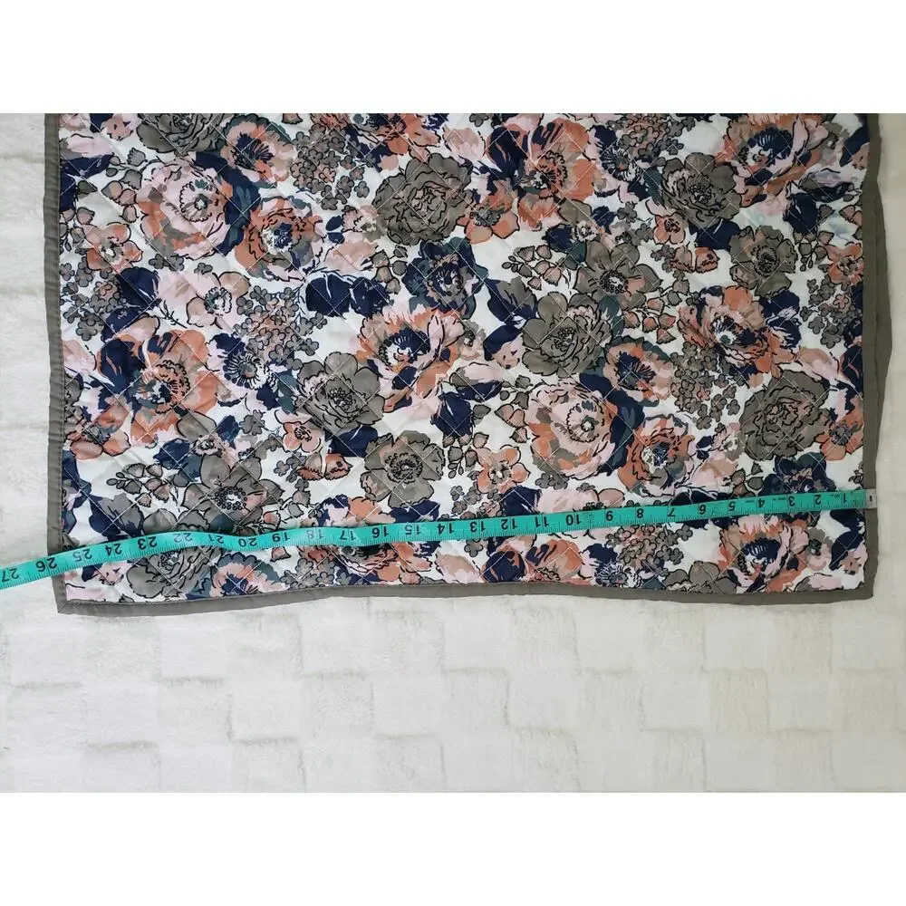 Vera Bradley 2 Standard Pillow Shams Floral Exuberant Floral Sage 20